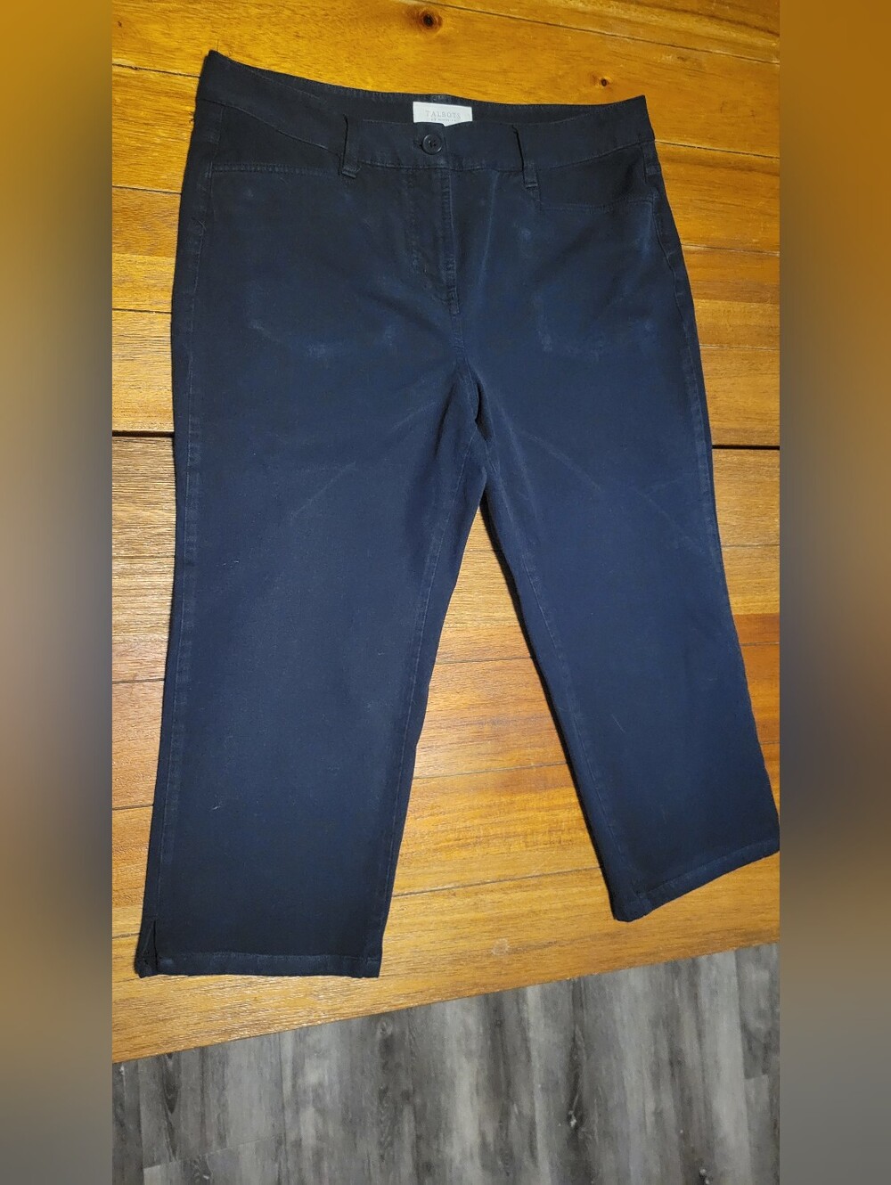 Jordan Womens Navy Stretch Chino Capris